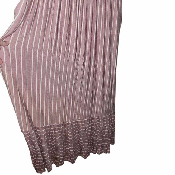 Striped Pink Maxi Dress - Picture 6 of 6